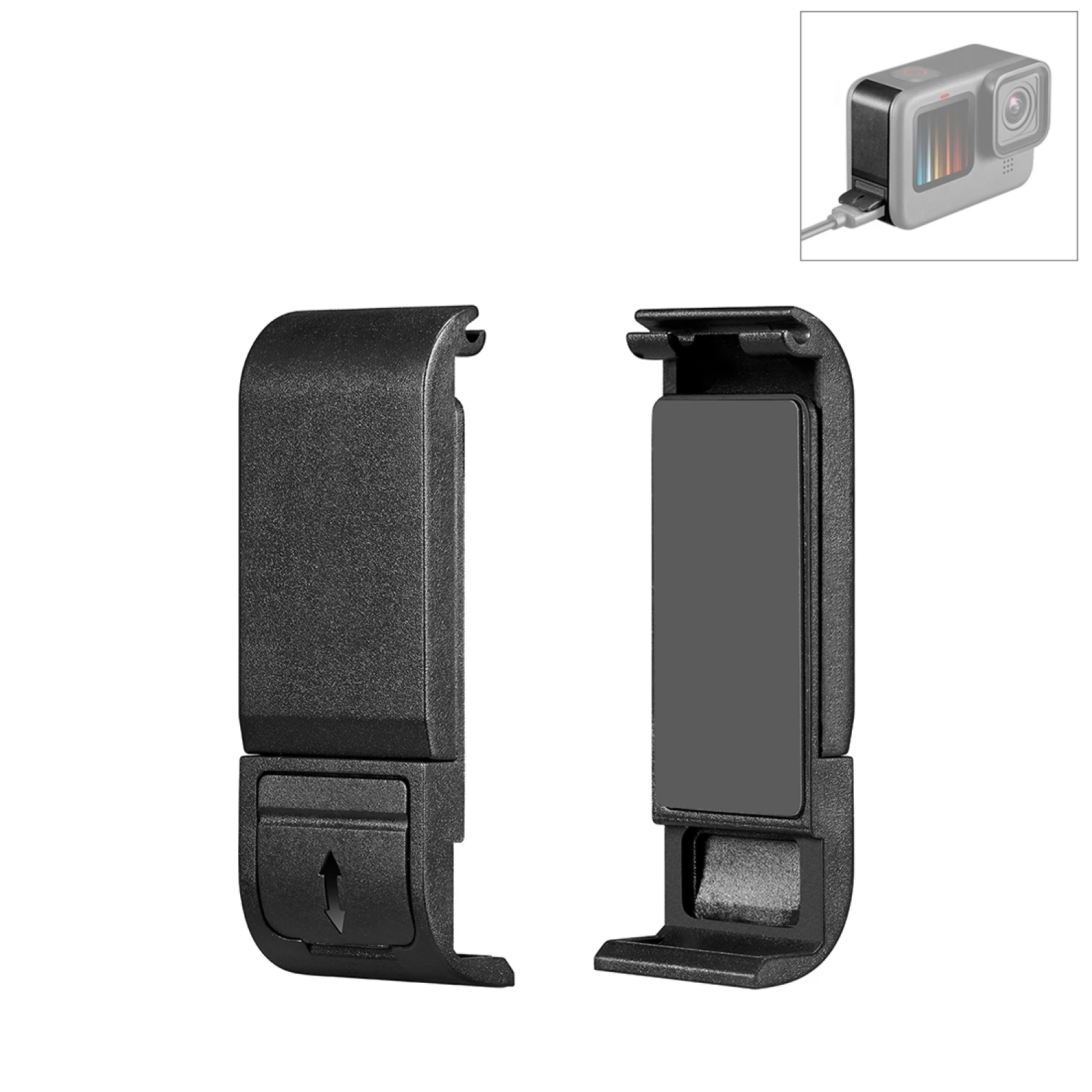 

PULUZ POM Plastic Battery Side Interface Cover for GoPro Hero11 Black / HERO10 Black / HERO9 Black Sports Cameras Accessories