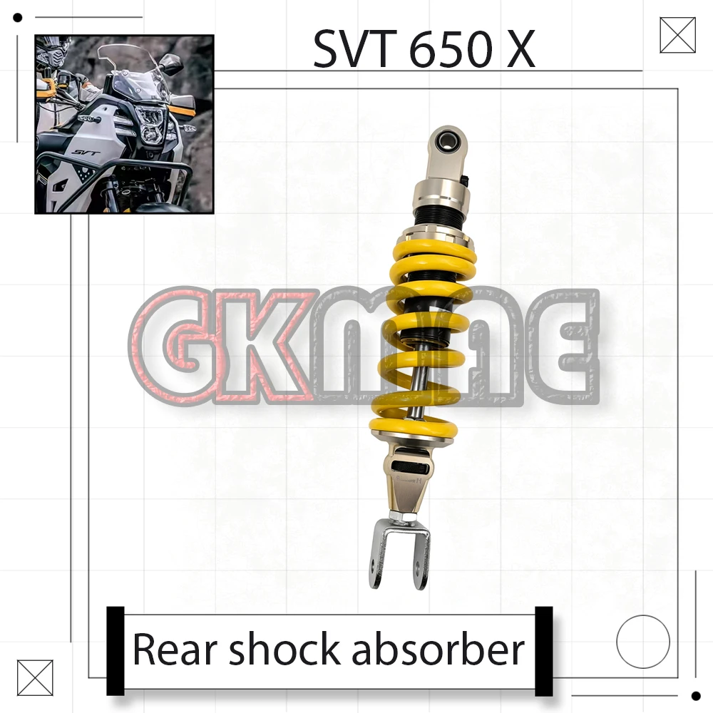 Фото Подходит для мотоцикла QJMOTOR SVT 650 X SVT650X, модифицированный задний амортизатор, центральная подвеска с двойной регулировкой демпфирования. №1