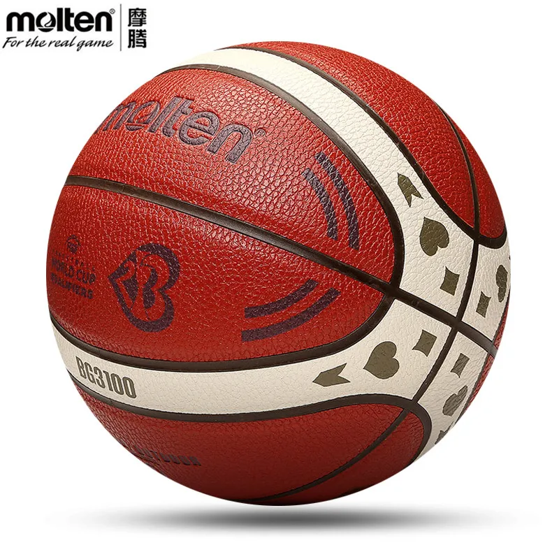 New Original Molten Basketball Ball Size 7 B7G3100-Q2Z Soft PU Wear-Resistant Match Training Outdoor Indoor Women Men Basketbal