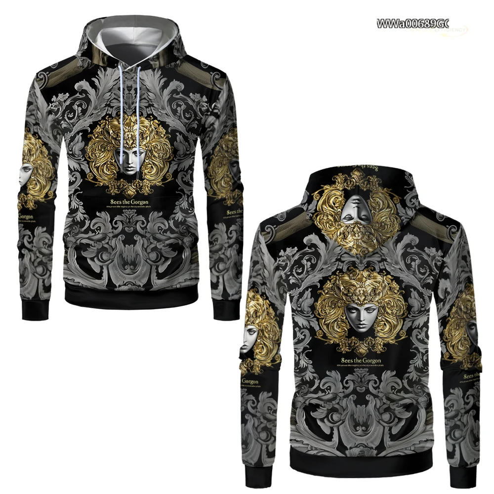 Медиса змеиные волосы красивые толстовки с 3D принтом блондинка Банши не выглядит