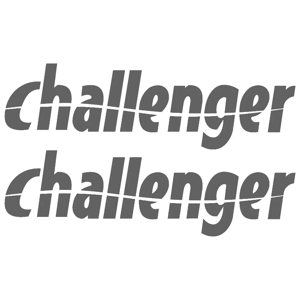 Фото 2 х для Challenger 65 см x 19,2 см наклейка наклейка автодом кемпер кемпер караван декоративная наклейка №2