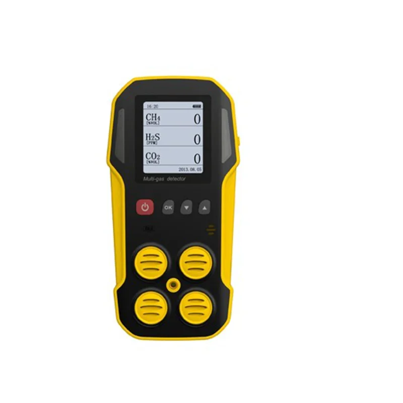 CH4 CO2 H2S O2 Портативный детектор излучения биогаза газа метана CH4/анализатор