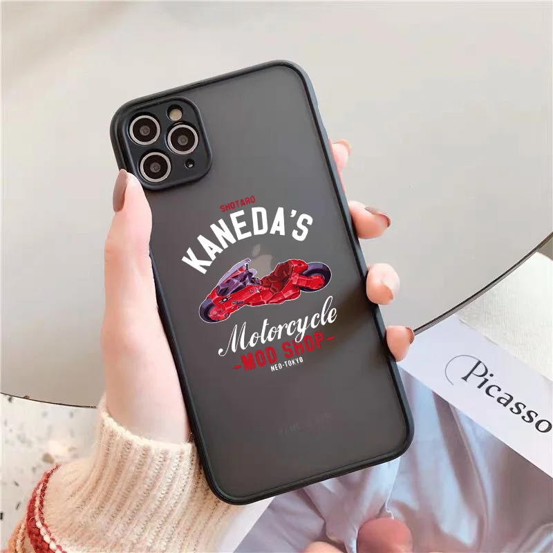 Ударопрочный чехол Akira 84 для телефона iPhone 12 13 11 Pro Max SE20 X XS XR 7 8 6Plus черный Жесткий