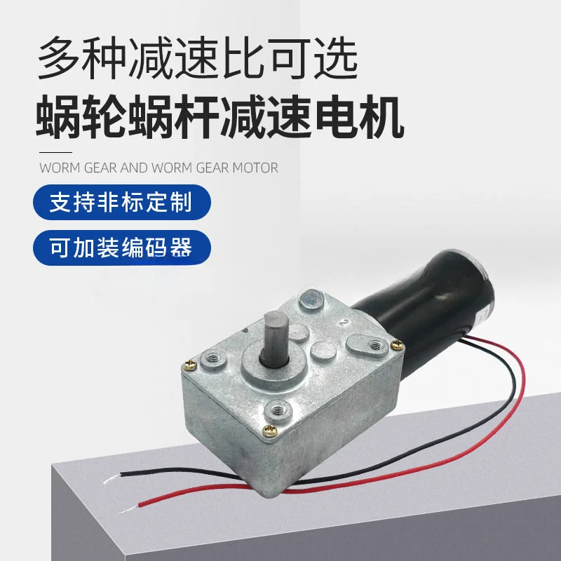 

Worm Gear with Encoder DC Gear Motor Steel Tube Motor plus Encoder