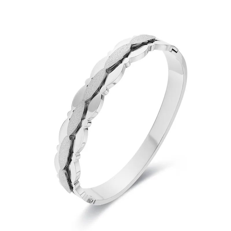 FYSARA для женщин манжета искусственный браслет матовый с водной волной из