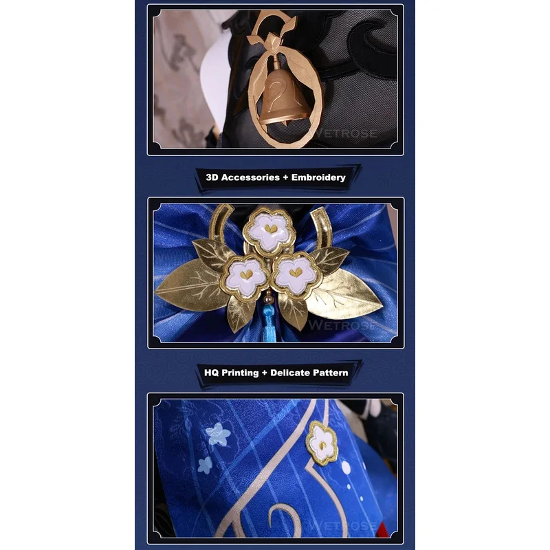 [Wetrose] новый костюм ganyu из кожи 2024 для косплея геншин ударный Сумерки цветущие Gan Yu