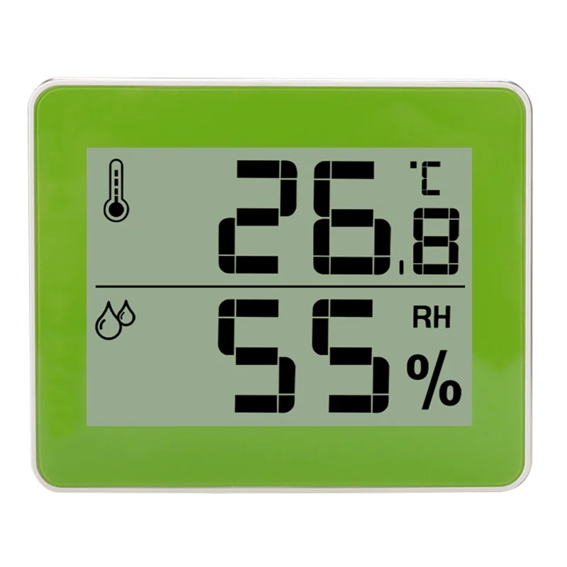 

Digital Thermometer Hygrometer, Indoor Humidity Meter, Home Temperature Thermometers Sensor Gauge,Baby Room Green