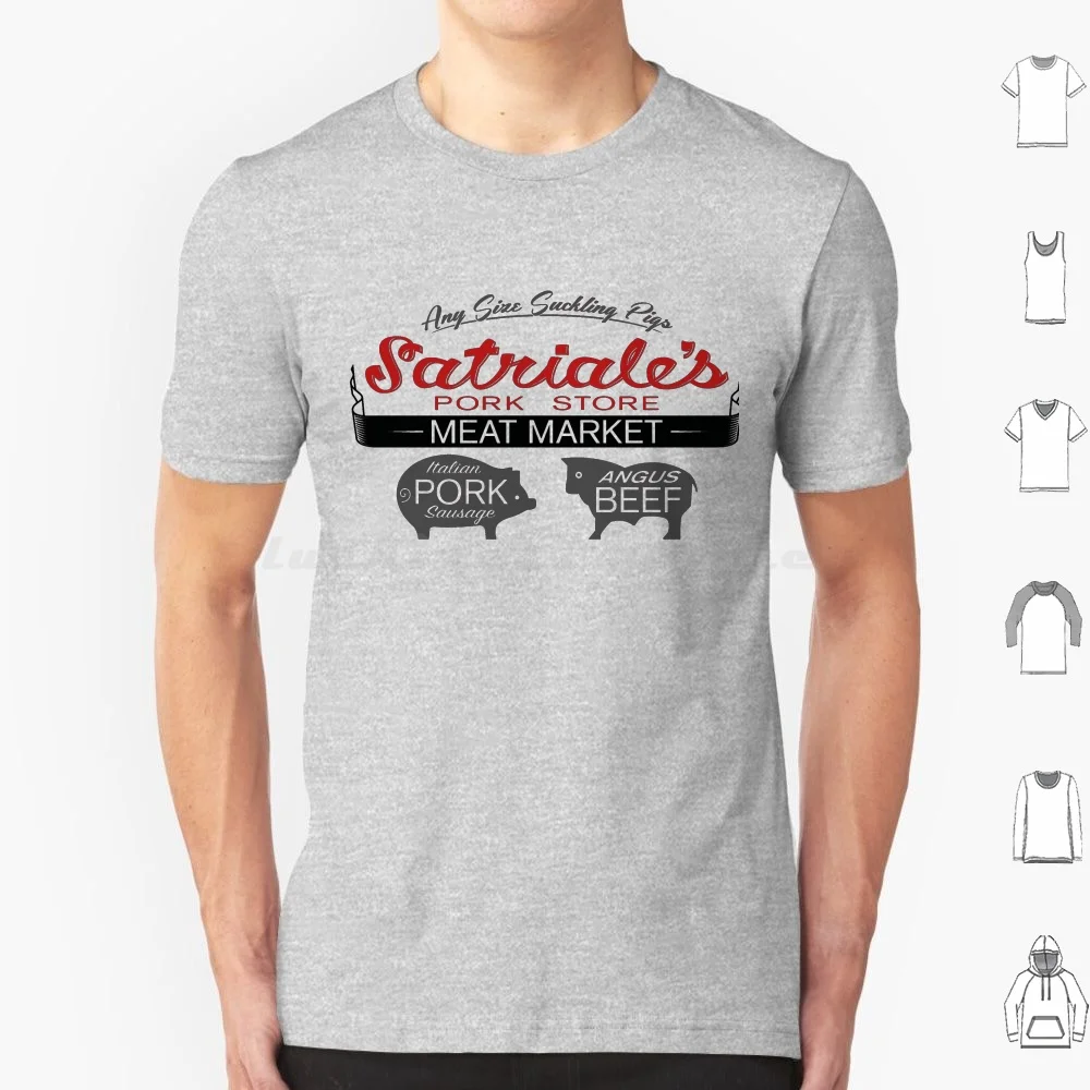 

Satriale'S Meat Store T Shirt Men Women Kids 6Xl Satriales Pork Meat Pig Beef Angus Sausage Italian New Store Mafia Gangster