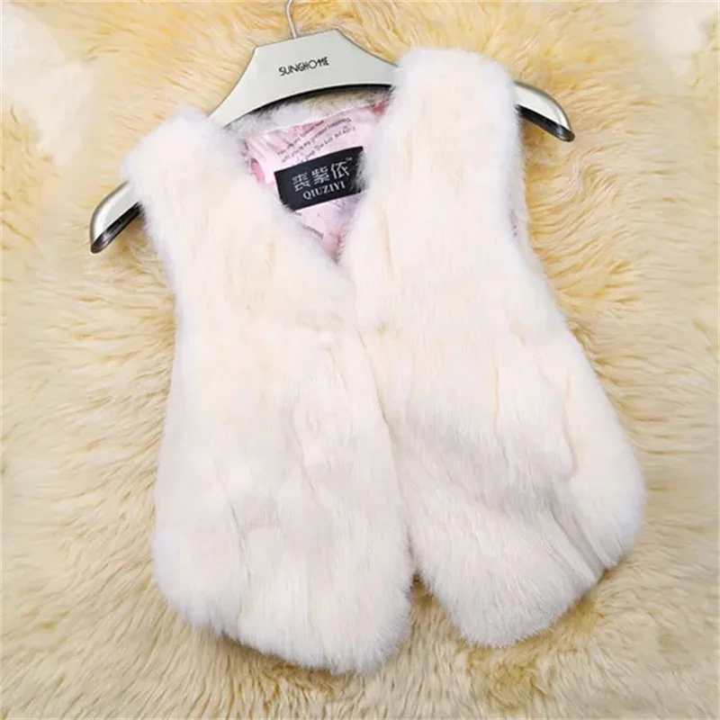 2023 New Celebrity Shows Thin True Rabbit Hair Fur Grass Rex Vest Leather One Piece Coat Special Price Clearance