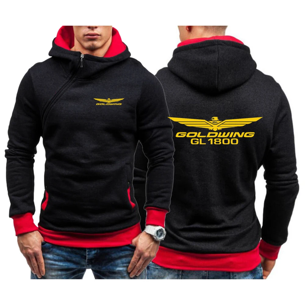 

Мужская толстовка с капюшоном и длинным рукавом, на молнии