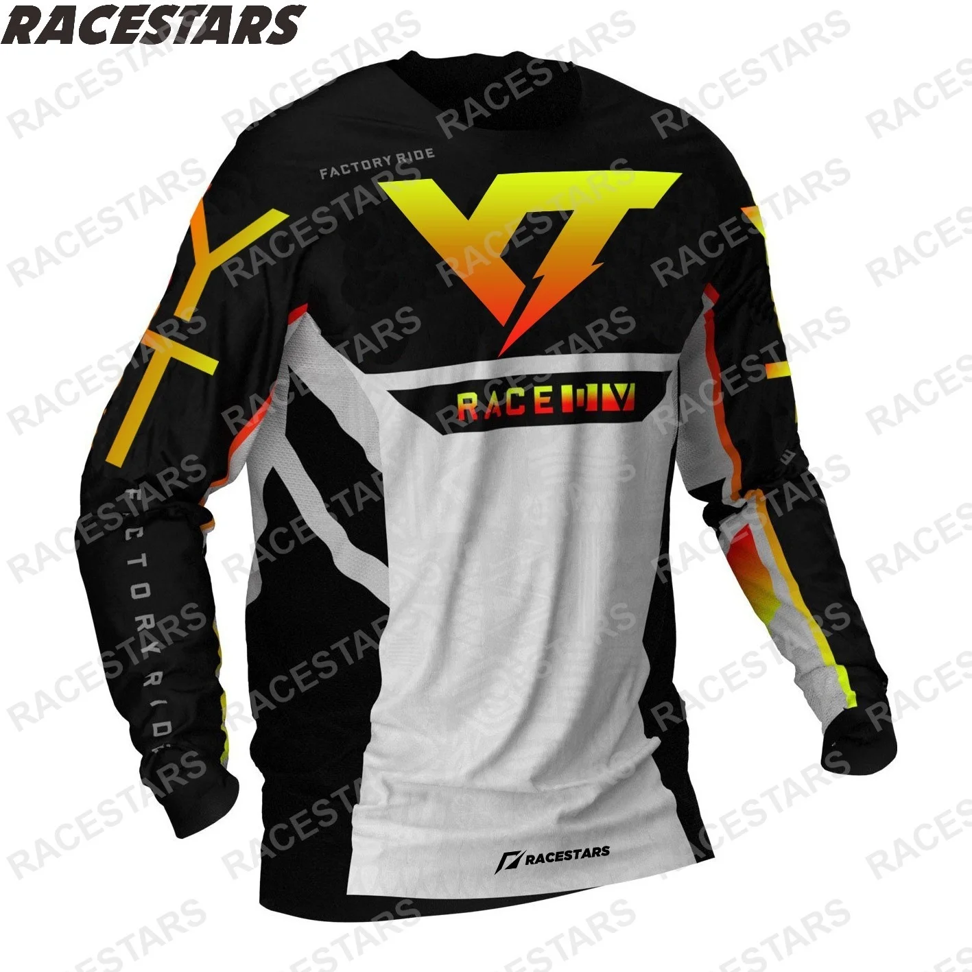 

YT Downhill Jerseys Mountain Long Sleeve Bike MTB Shirts Offroad DH Men's Motorcycle Jersey Motocross Gear Sportwear Quick Dry