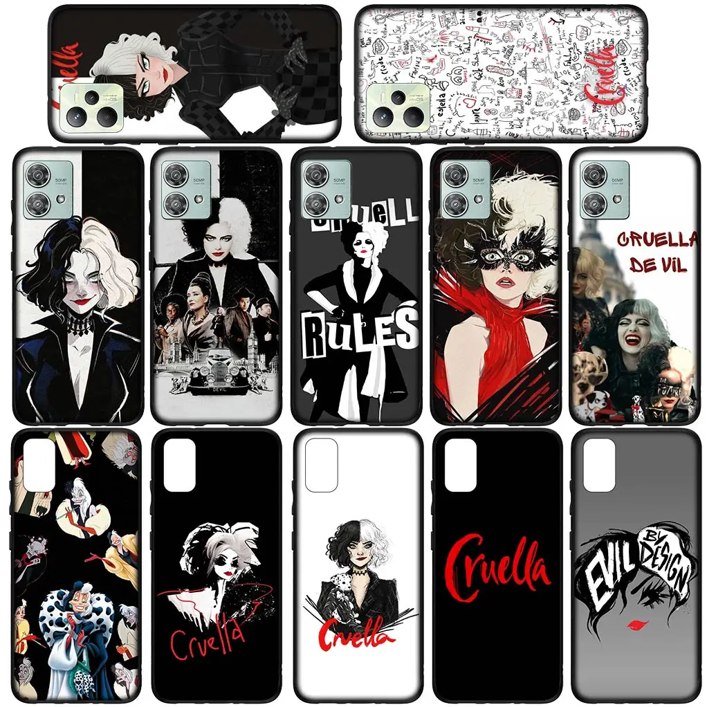 Мягкий чехол Cruella De Vil Devil Funda для Xiaomi Redmi Note 10 12 Pro 10A 10C 12C 10X 10S 8T C телефона