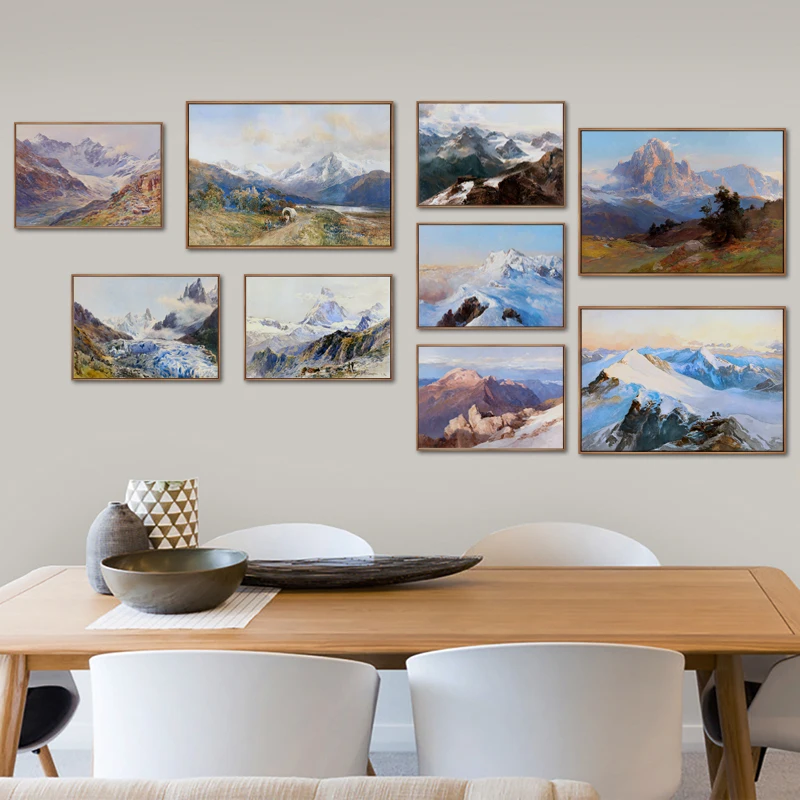 Домашний декор печать на холсте настенные картины для гостиной плакаты пейзажи
