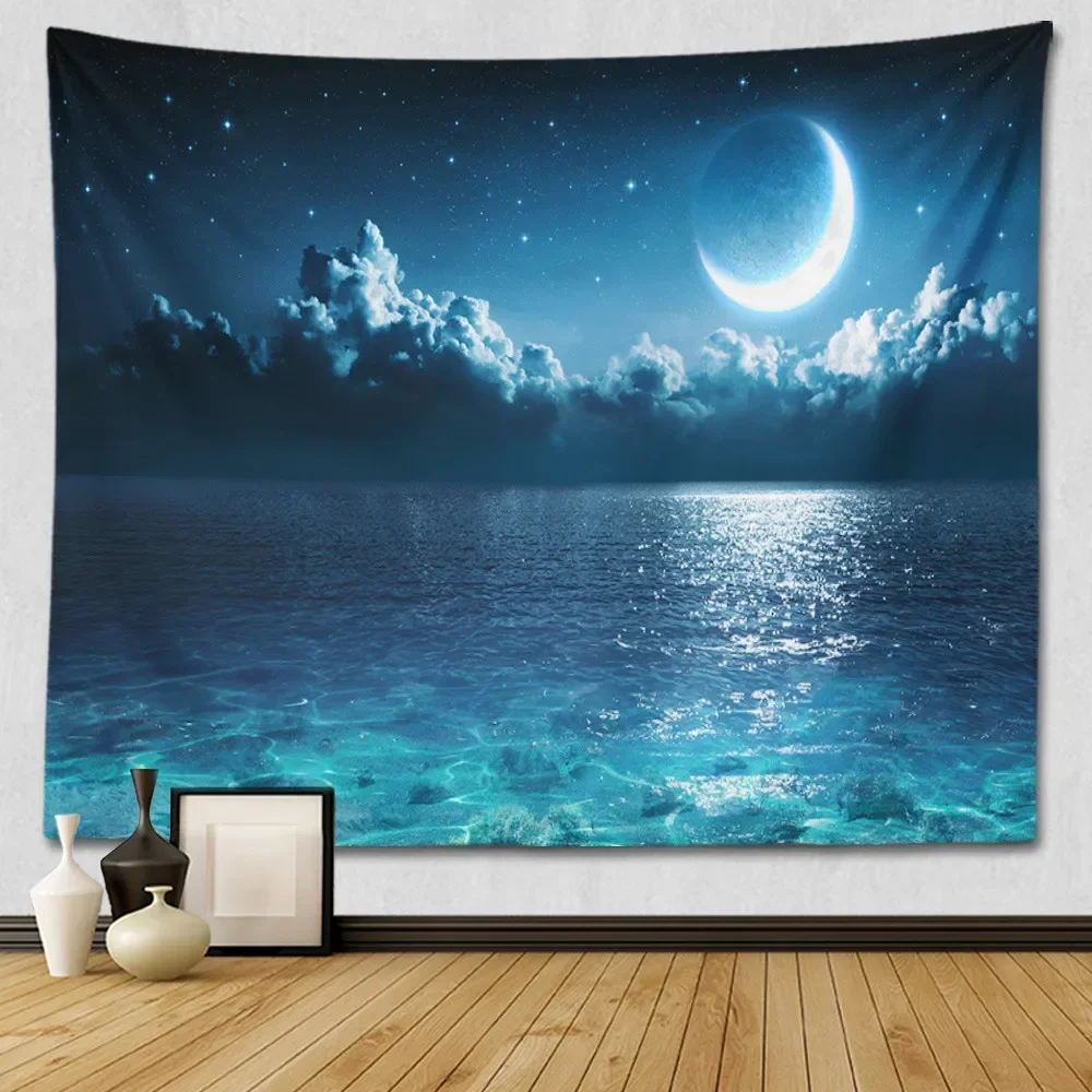 Гобелен &quotЗвездная ночь&quot синий полиэстер