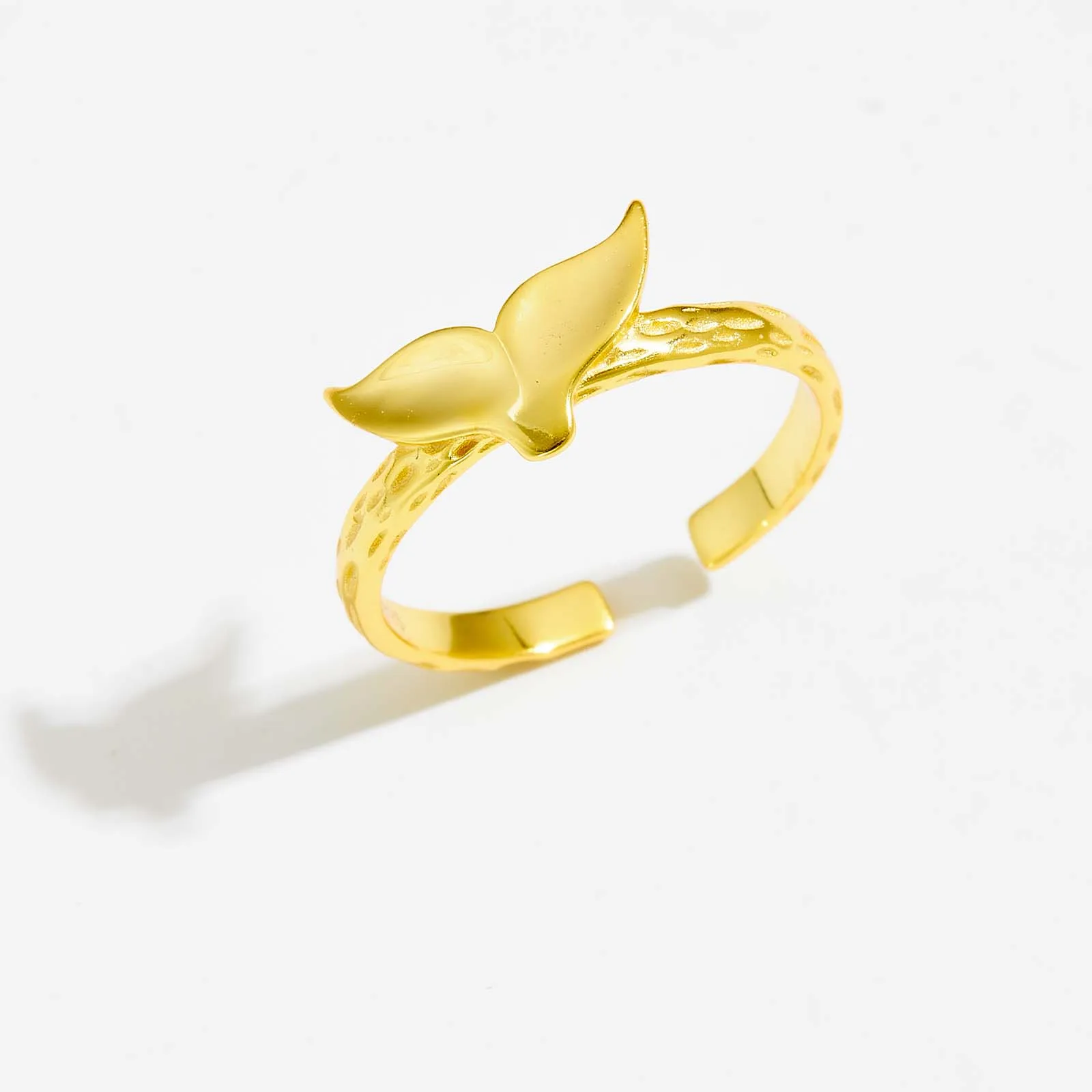 KIKICHICC 925 пробы Серебряное золото рыбий хвост неправильной геометрической формы