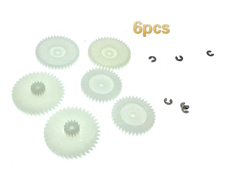 

6 шт. винтовая шестерня для радиомагнитофона Philips D8303 D8403