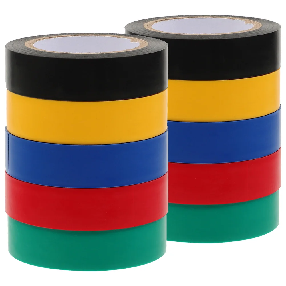 10-рулонная изоляционная лента цветные клейкие ленты с автоматической изоляцией