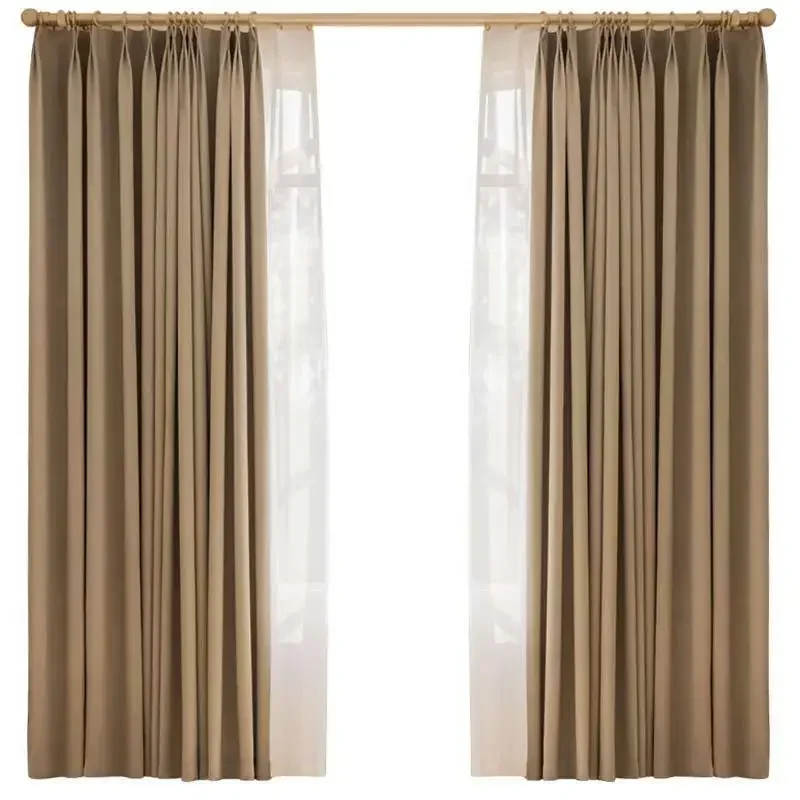 Новое поступление 2024 хлопковые и льняные плотные шторы для гостиной в японском