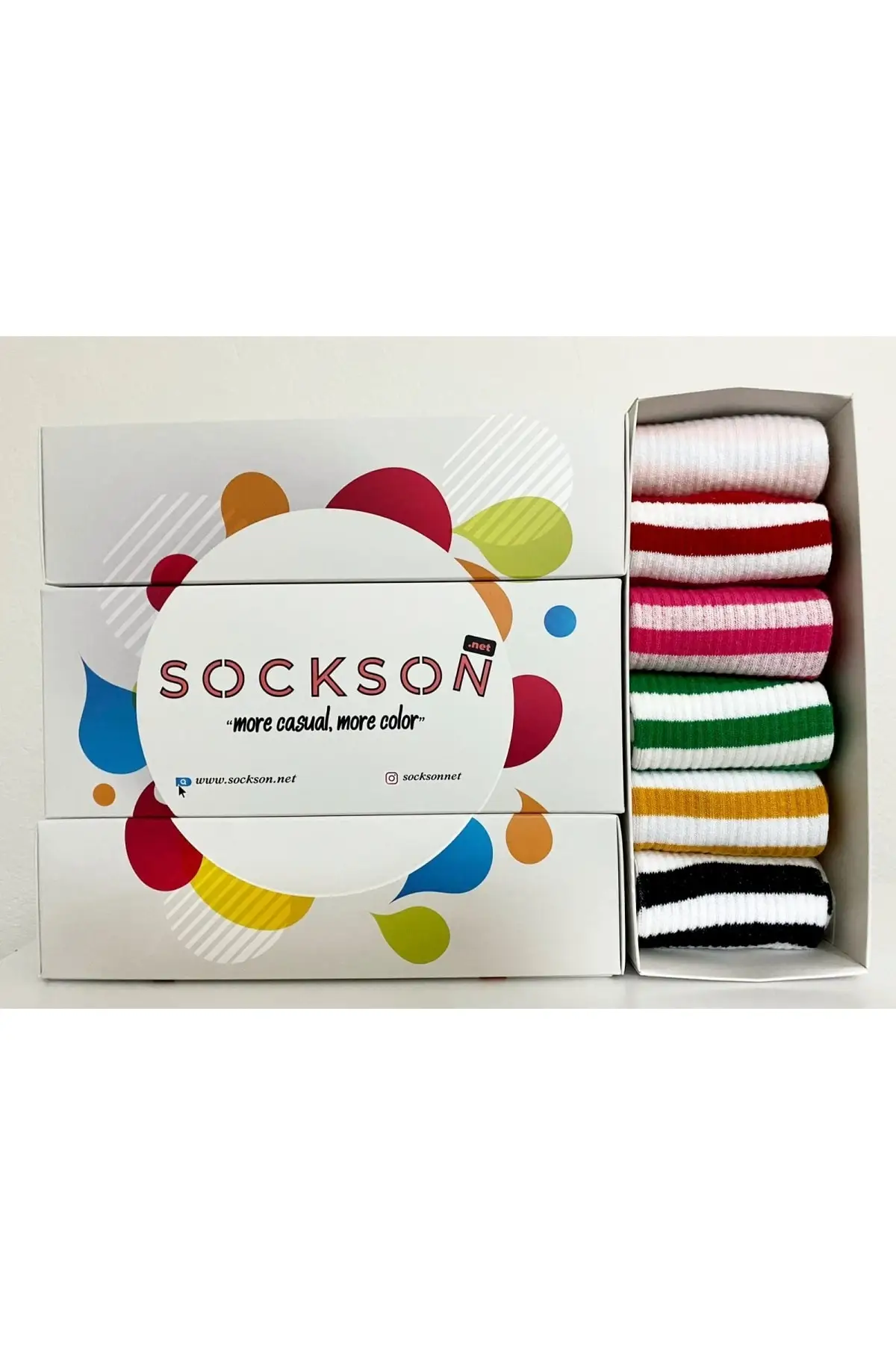 

Красочные носки унисекс, колледж посылка 6 шт.