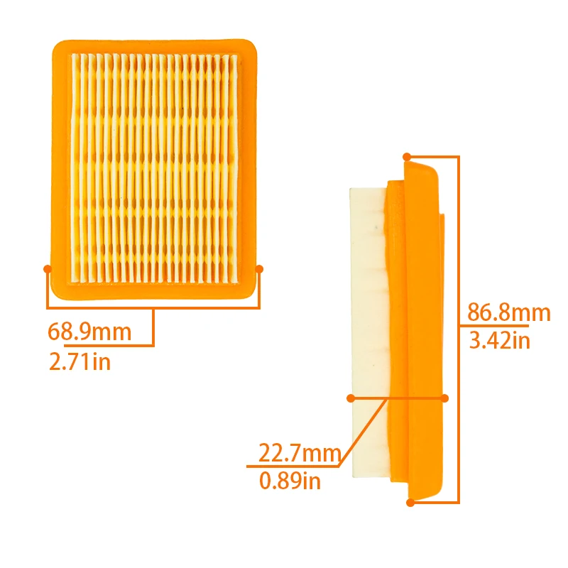 Фото Воздушный фильтр для бензокосилок и триммеров Stihl FS120, FS200, FS250, FS300, FS350, FS400, FS450 №2