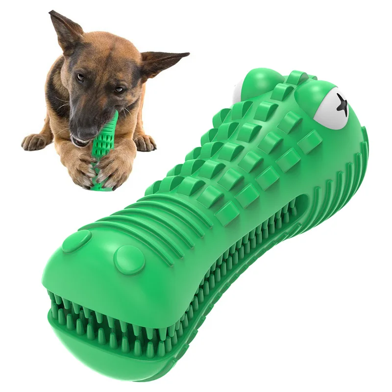 

Dog Toys Chew Squeaky Toothbrush Toy Indestructible Durable for Aggressive Chewers Large Medium Breed 13-36 KG Dogs