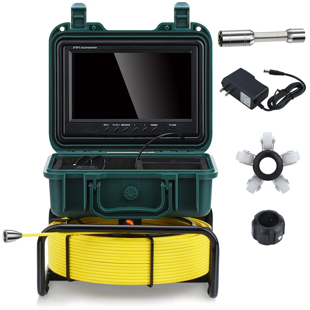 

Industrial Deep Well Borescope Analog Plumbing Underwater Municipal Pipeline Endoscope CCTV Sewer Video Pipe Inspection Camera