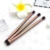 1 pcs multi functional doubled ended champagne makeup eyeshadow eye shadow gold eye shadow makeup cosmetic brush tool