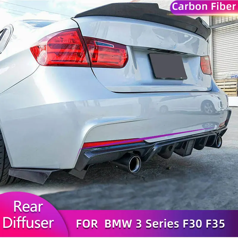 Автомобильный задний диффузор для BMW 3 Series F30 F35 M Sport 2012-2018