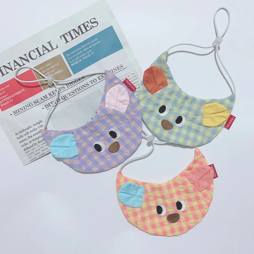 Слюнявчики для домашних животных кошек собак салфетки Мультяшные медвежонки