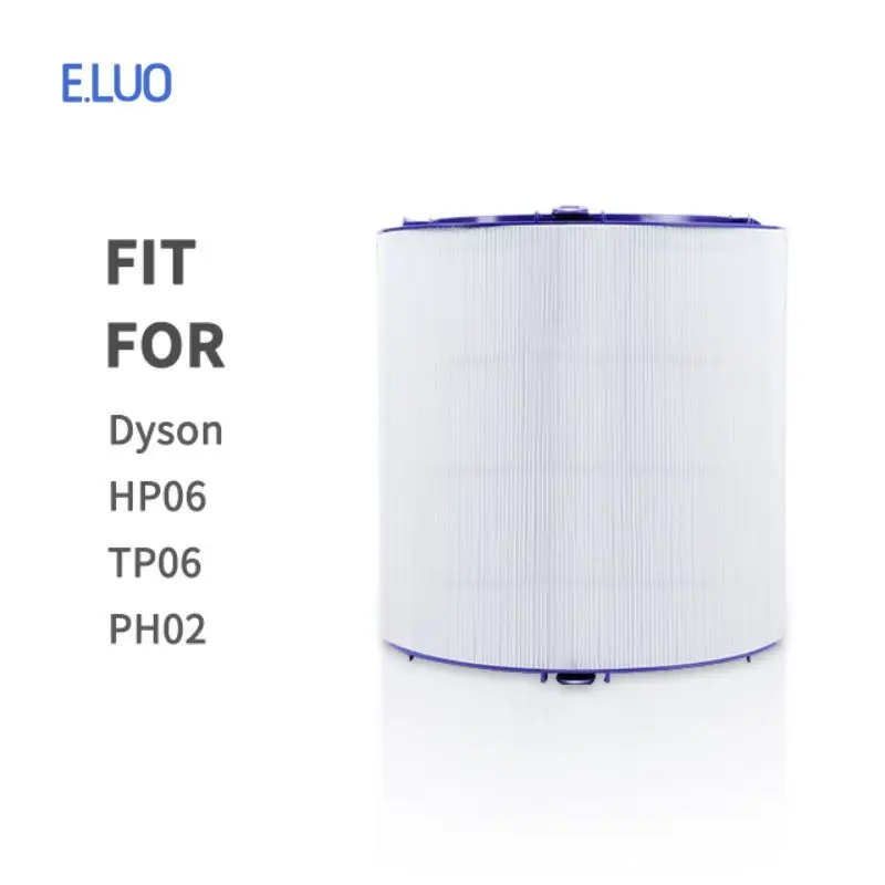 

Air Purifier Filter H12 HEPA and Activated Carbon Composite cylindrical Filter For Dysons HP06 TP06 PH02