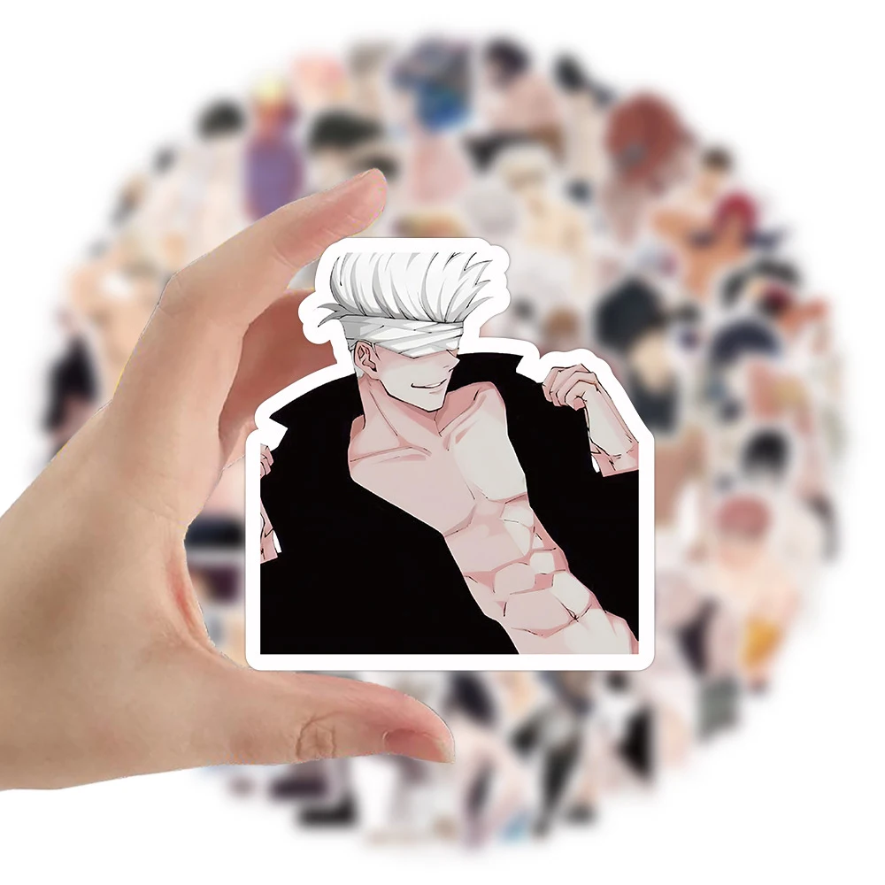 10/30/60 шт. аниме наклейки манга обнаженные мускулы украшения чемодан ноутбук