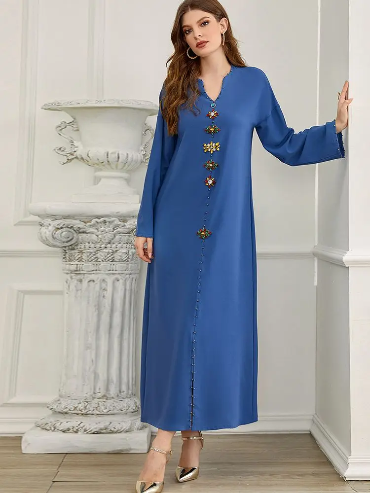 

Ramadan Niqab Robe Femme Musulmane Kaftan Abayas For Women Dubai Abaya Turkey Muslim Long Hijab Dress Islamic Clothing Caftan
