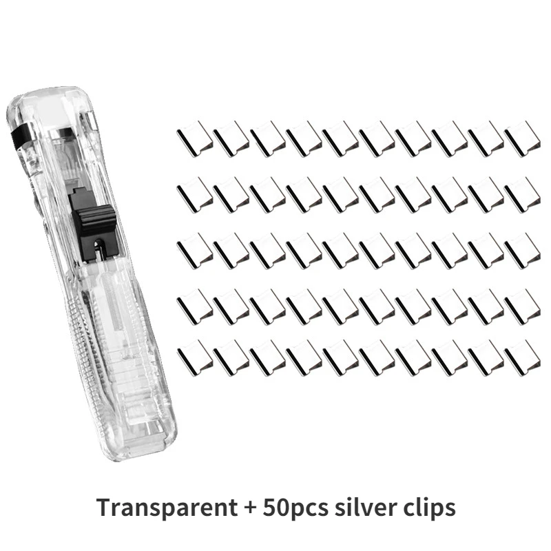 

Пластиковый прозрачный зажим-толкатель Pelsone