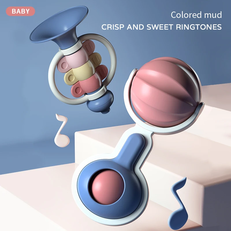 Мягкие детские погремушки силиконовый семейный набор игрушка для новорожденных