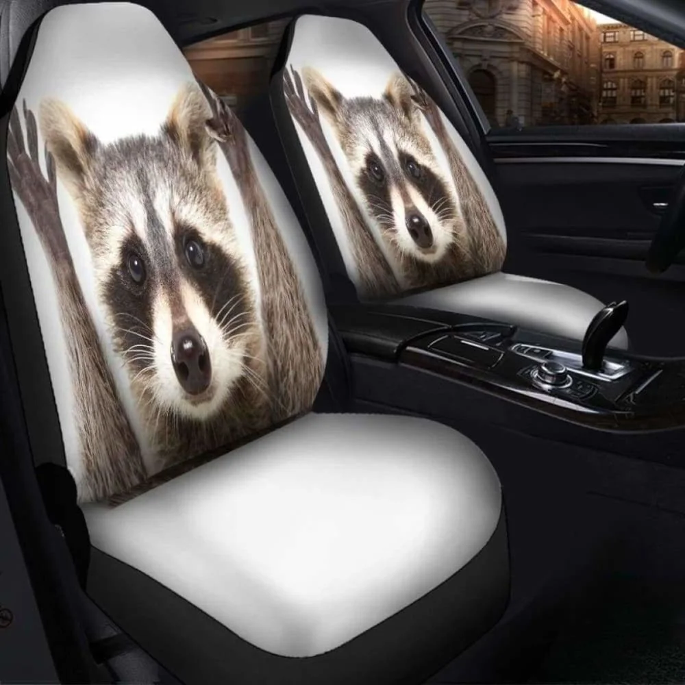 

Raccoon Seat Covers 101719,Pack of 2 Universal Front Seat Protective Cover
