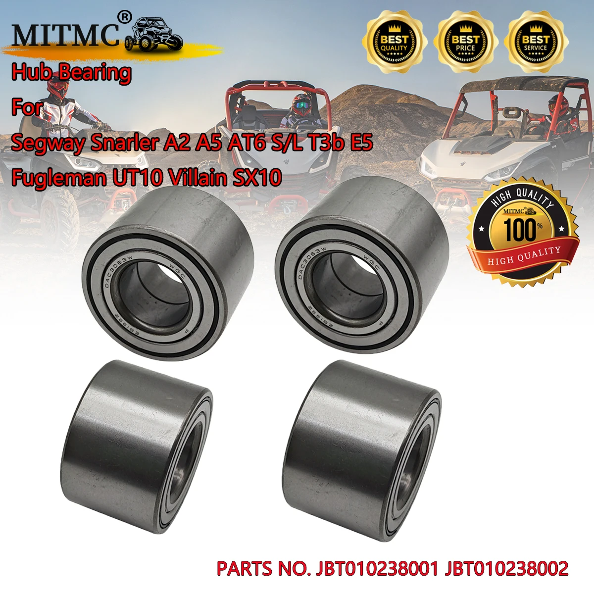 

Ступичный подшипник для Segway Snarler AT6S/L LUXE STD DELUXE-L Fugleman UT10 Villain SX10 DAC30630042 JBT010238001 JBT010238002