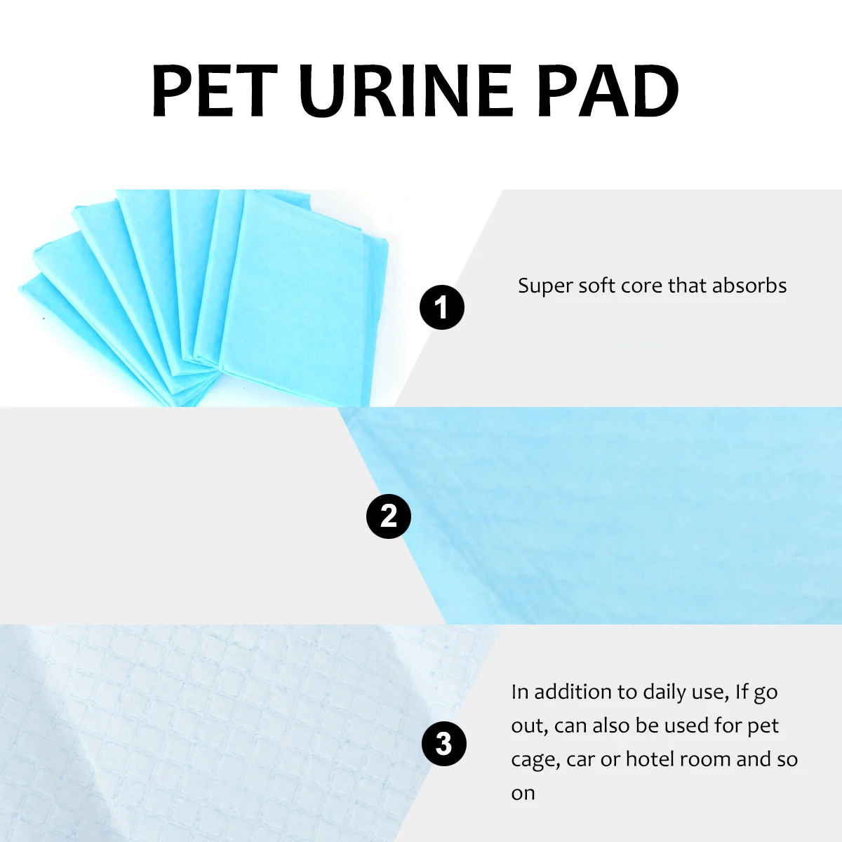 100 шт. Wee Pads для дрессировки домашних животных влажные салфетки клетка кроликов
