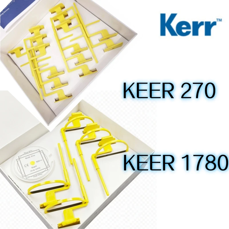 Фото Набор центрирующих колец Kerr Hawe Kwik Bite REF1780 для держателей позиционеров рентгеновских аппаратов, для рентгеновской пленки, фосфорных пластин и сенсоров №1