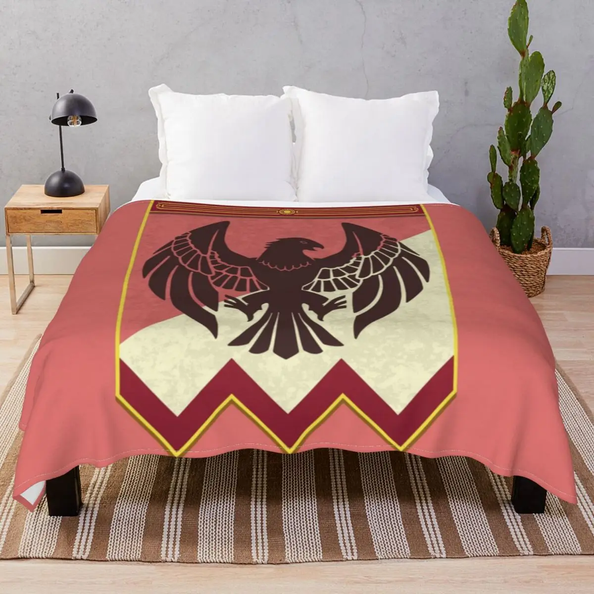 Fire Emblem Eagles Banner Blankets Velvet Plush Print Fluffy Throw Blanket for Bed Sofa Travel Office