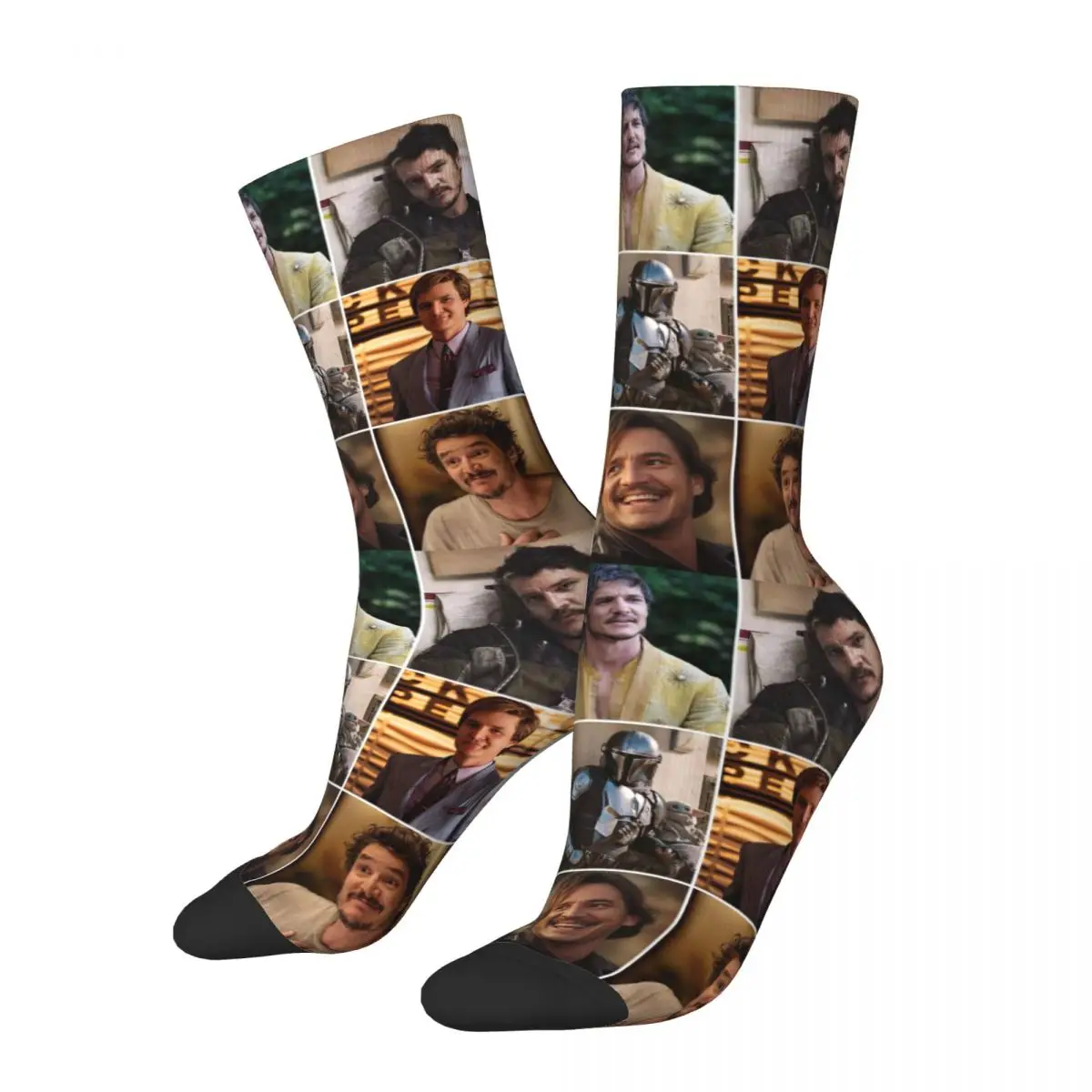 

Женские Мужские носки с коллажем Педро Паскаля