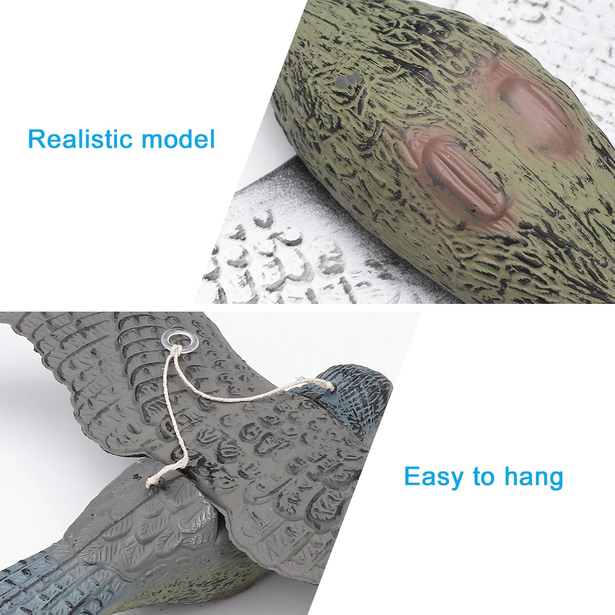 

Fake Birds Simulation Lifelike Bird Statue Flying Hawk Decoy Hanging Bird Sculpture Lifelike Bird Garden Yard Bird Decor