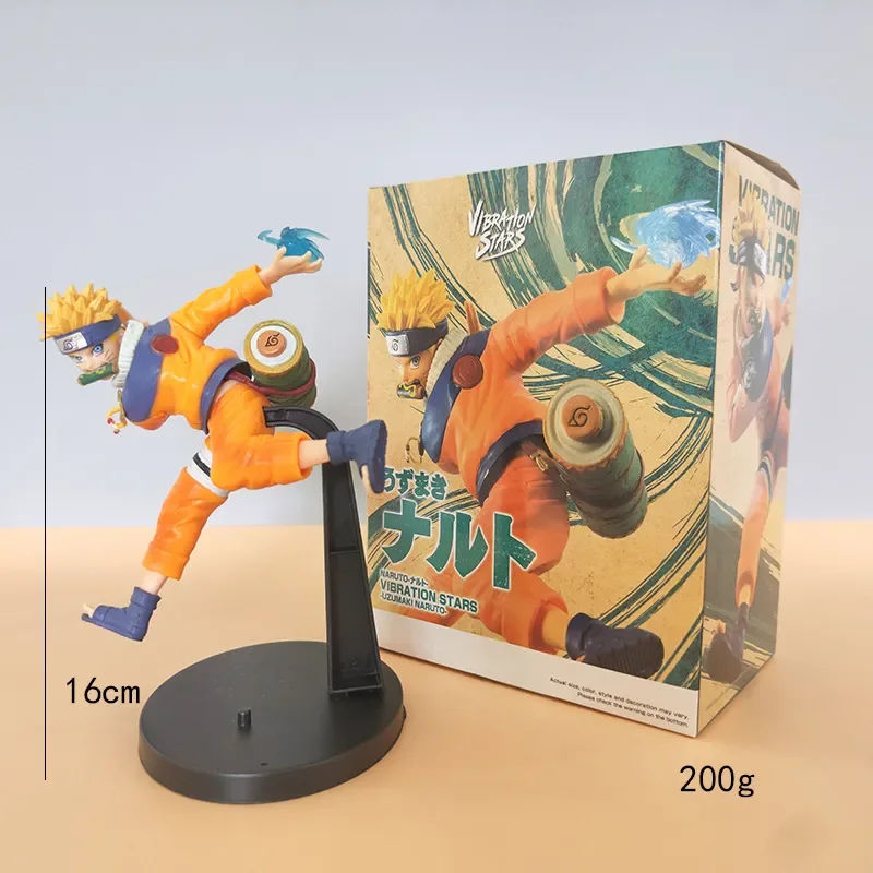 

Anime Cartoon 16cm Naruto Uzumaki Naruto Uchiha Sasuke PVC Action Figure Collectible Model Toy Children Gift OPP