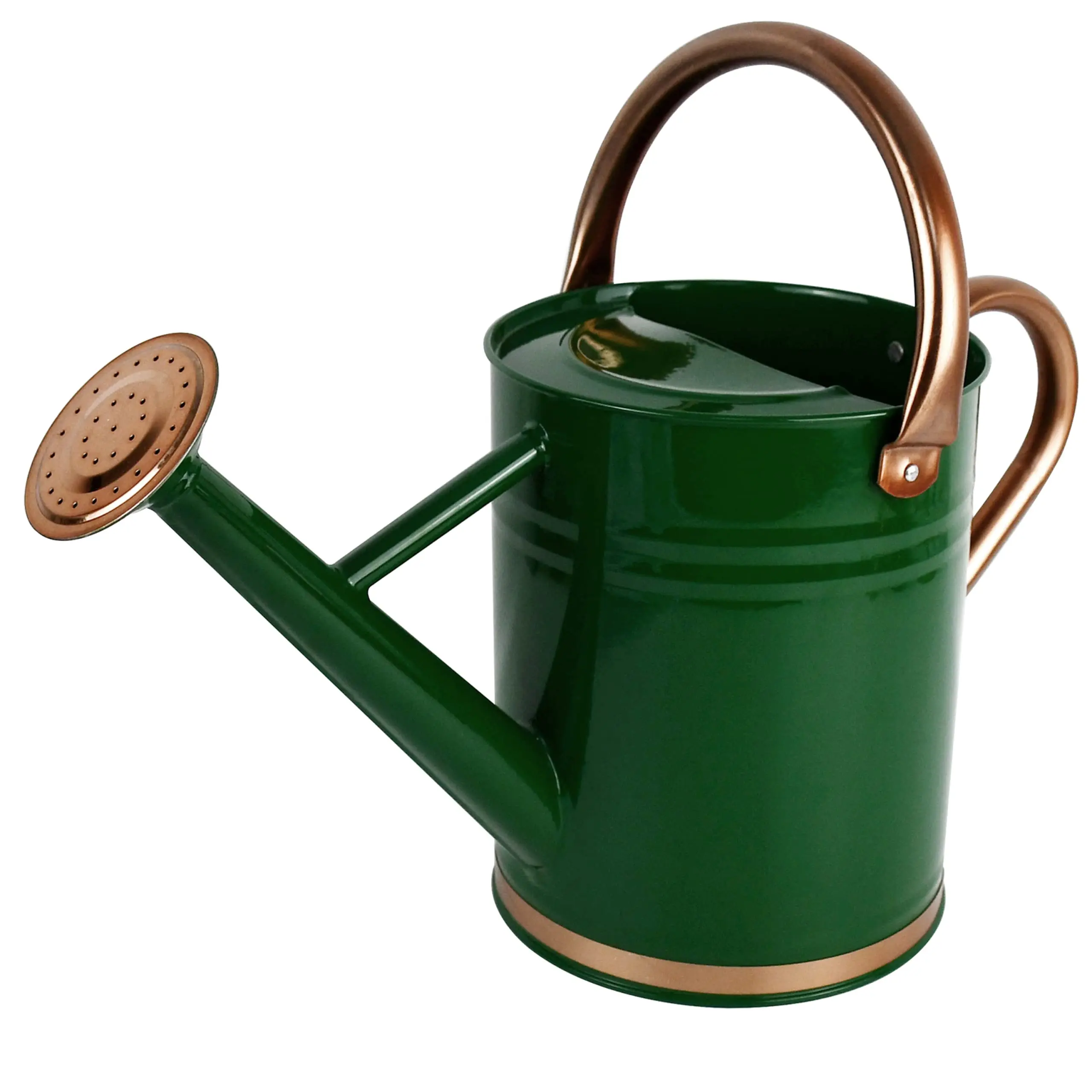 1 Gallon Copper Colored Watering Can - Metal Watering Can With Removable Spout