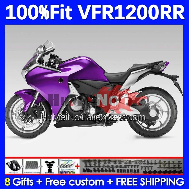

Injection For HONDA Crosstourer VFR 1200 VFR1200 RR CC 155No.106 purple stock VFR1200RR 10 11 12 13 2010 2011 2012 2013 Fairings