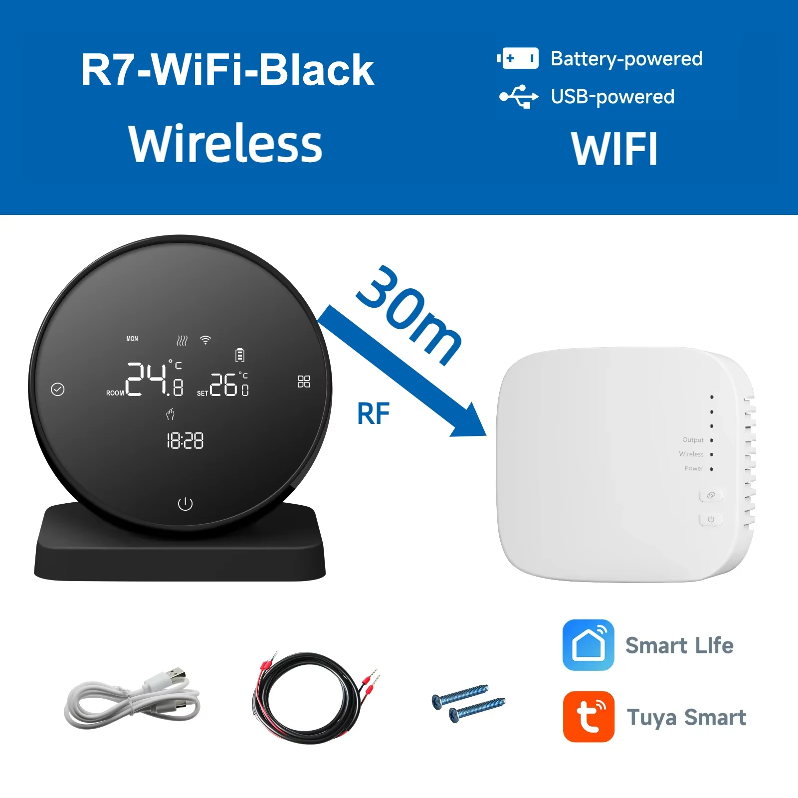 

RKHK Tuya Wi-Fi умный термостат для газового котла