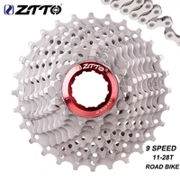 road bike bicycle parts 9s 18s 27s speed 28t freewheel 9 speed 11 28t cassette sprocket 9v k7 for sora 3300 3500 r3000 cheap mtb