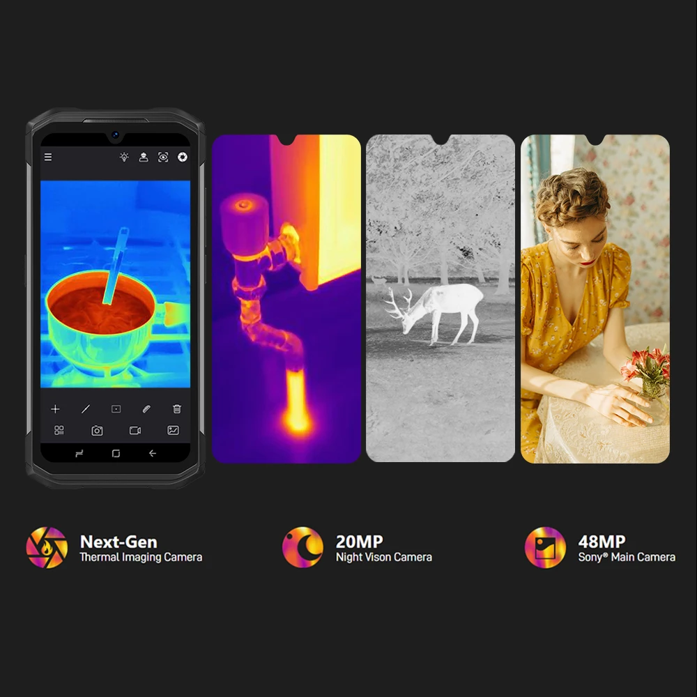 DOOGEE S98 Pro 8 ГБ + 256 Гб мобильный телефон 15 Вт Беспроводная зарядка IP68/69 Android 12 прочный