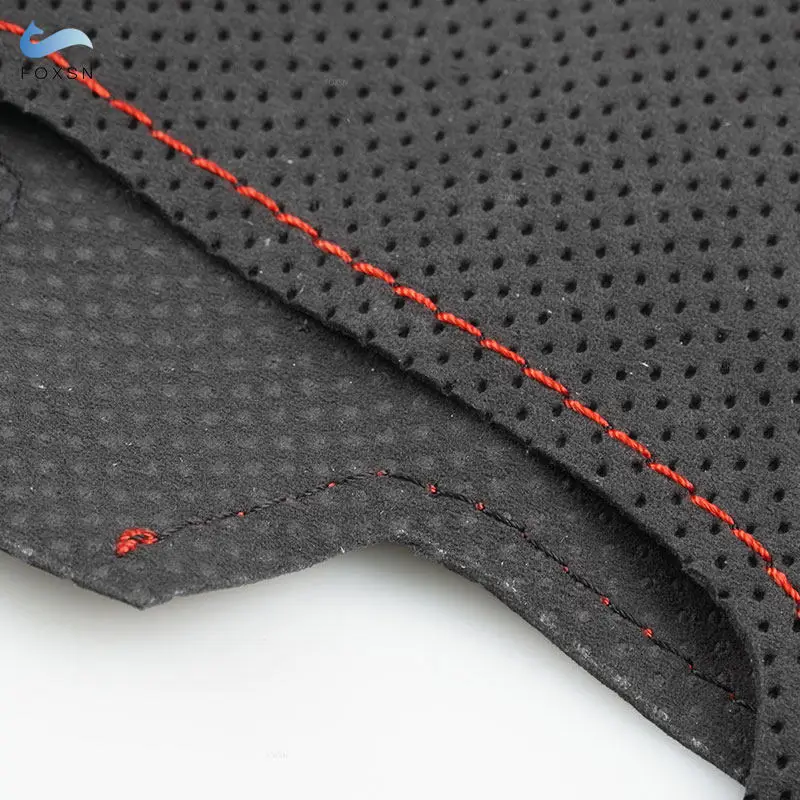 Автомобильный замшевый кожаный чехол на руль аксессуары для Audi A3 S3 8Y A4 S4 B9 A5 S5 8W6 Q2