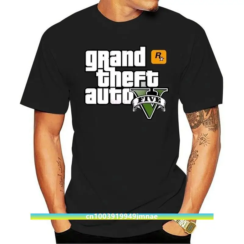 

Grand Theft Auto GTA T Shirt Men Street Long with GTA 5 T-shirt Men Famous Brand TShirts in Cotton Tees for Couples GTA5