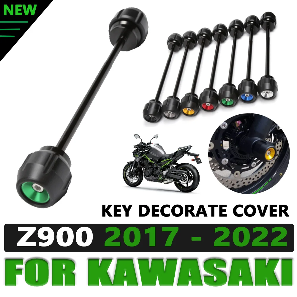 

Для Kawasaki Z900 Z 900 2017 2018 2019 2020 2021 аксессуары для мотоциклов передняя ось вилка противоударные слайдеры прокладка защитные детали